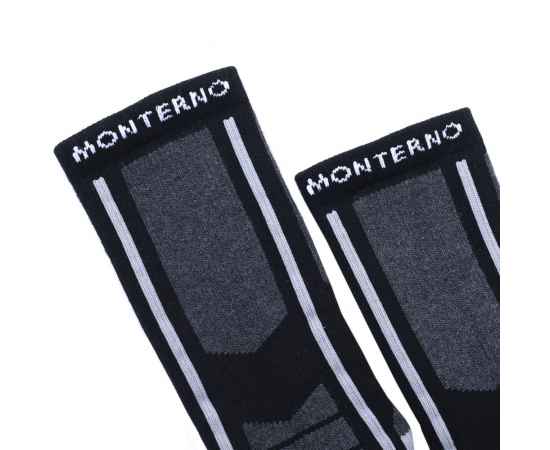 Набор из 2 пар мужских термоносков Monterno Sport, черный и фиолетовый, изображение 4