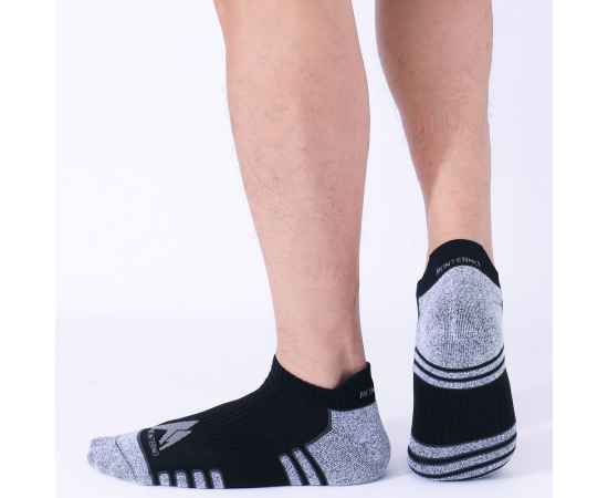 Набор из 3 пар спортивных мужских носков Monterno Sport, черный, Цвет: черный, Размер: 40-45, изображение 6