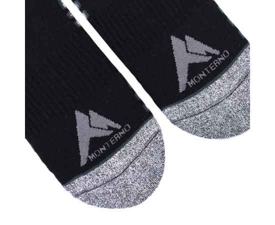 Набор из 3 пар спортивных мужских носков Monterno Sport, черный, Цвет: черный, Размер: 40-45, изображение 3
