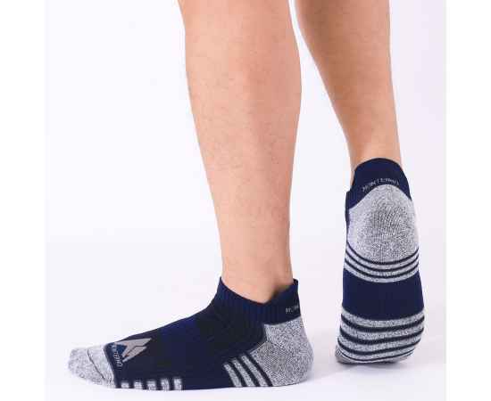 Набор из 3 пар спортивных мужских носков Monterno Sport, синий, Цвет: синий, Размер: 40-45, изображение 6
