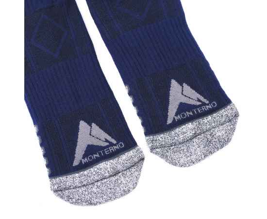 Набор из 3 пар спортивных мужских носков Monterno Sport, синий, Цвет: синий, Размер: 40-45, изображение 3