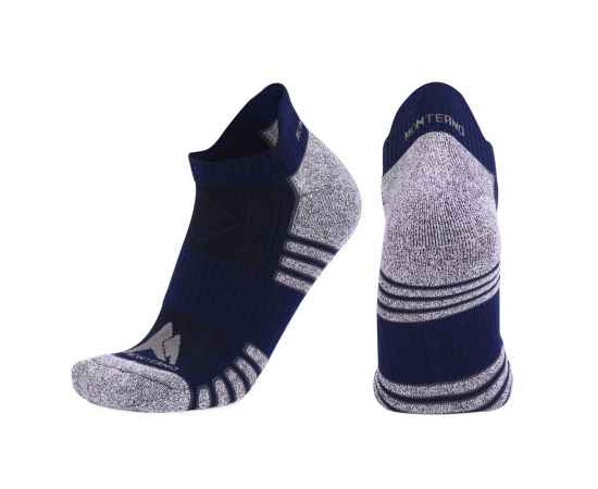Набор из 3 пар спортивных мужских носков Monterno Sport, белый, черные и синий, Цвет: белый, черный, синий, Размер: 40-45, изображение 6