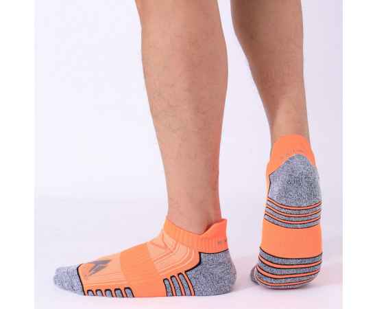 Набор из 3 пар спортивных мужских носков Monterno Sport, фиолетовый, зеленый и оранжевый, Цвет: оранжевый, зеленый, фиолетовый, Размер: 40-45, изображение 11