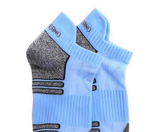 Набор из 3 пар спортивных женских носков Monterno Sport, синий, голубой и белый, Цвет: белый, голубой, синий, Размер: 36-41, изображение 5