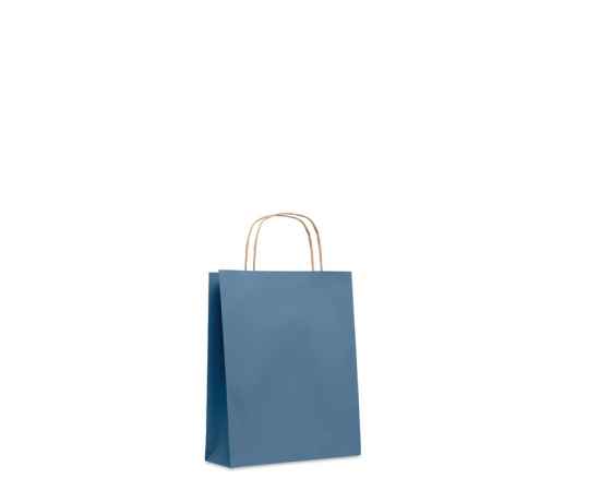Подарочный пакет малый 90 г/м&#178;, синий, Цвет: синий, Размер: 18x8x21 см