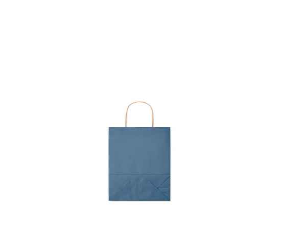 Подарочный пакет малый 90 г/м&#178;, синий, Цвет: синий, Размер: 18x8x21 см, изображение 7