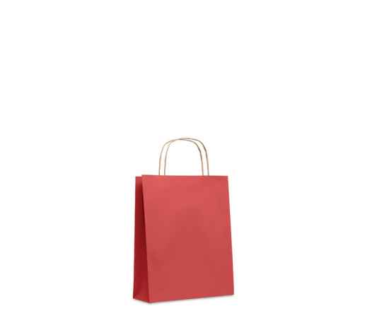 Подарочный пакет малый 90 г/м&#178;, красный, Цвет: красный, Размер: 18x8x21 см