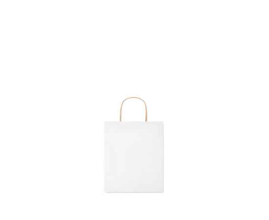 Подарочный пакет малый 90 г/м&#178;, белый, Цвет: белый, Размер: 18x8x21 см, изображение 9