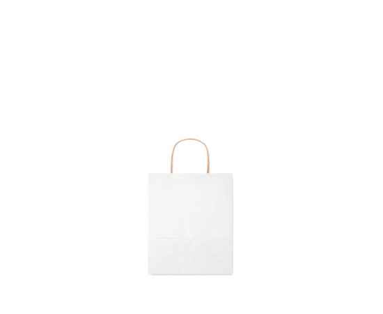 Подарочный пакет малый 90 г/м&#178;, белый, Цвет: белый, Размер: 18x8x21 см, изображение 7