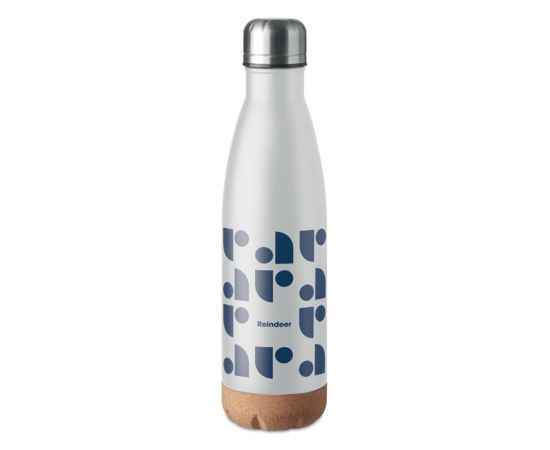 Бутылка 500 мл, белый, Цвет: белый, Размер: 6.5x27 см, изображение 4