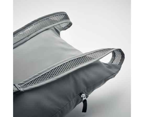 Рюкзак складной, тускло-серебряный, изображение 4