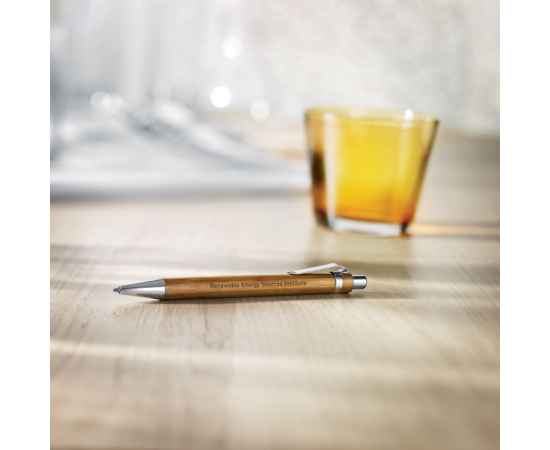 Ручка из бамбука, древесный, изображение 5