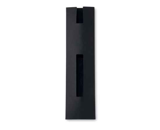 Пенал-конверт, черный, Цвет: черный, Размер: 16x4.2 см