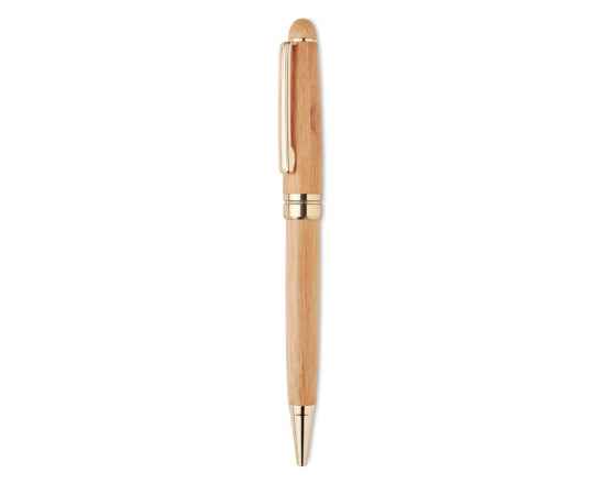 Бамбуковая шариковая ручка твис, древесный, изображение 4