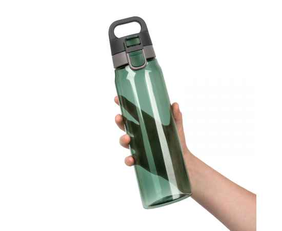 Бутылка для воды Aqua, зеленая, Цвет: зеленый, Объем: 830, Размер: 82x82x275, изображение 5
