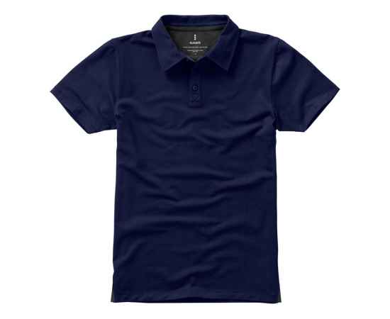 Рубашка поло Markham мужская, S, 3808449S, Цвет: антрацит,темно-синий, Размер: S, изображение 3