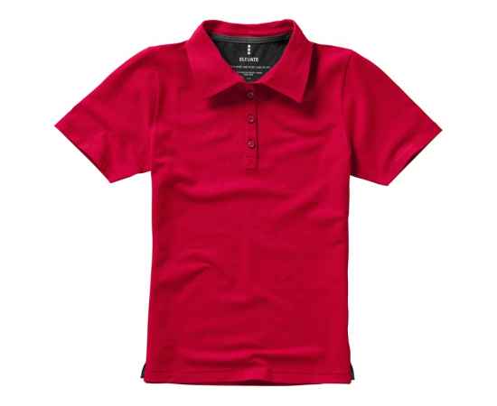 Рубашка поло Markham женская, S, 3808525S, Цвет: красный,антрацит, Размер: S, изображение 3