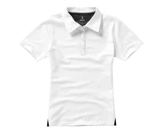Рубашка поло Markham женская, L, 3808501L, Цвет: белый,антрацит, Размер: L, изображение 3