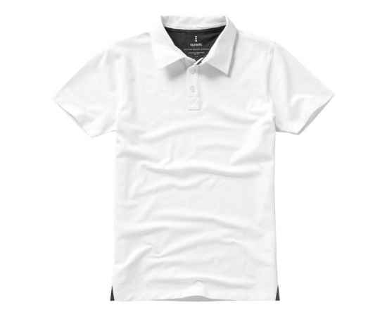 Рубашка поло Markham мужская, S, 3808401S, Цвет: белый,антрацит, Размер: S, изображение 3