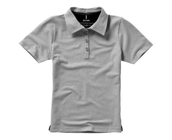 Рубашка поло Markham женская, 2XL, 38085962XL, Цвет: антрацит,серый меланж, Размер: 2XL, изображение 3
