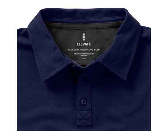 Рубашка поло Markham мужская, S, 3808449S, Цвет: антрацит,темно-синий, Размер: S, изображение 7