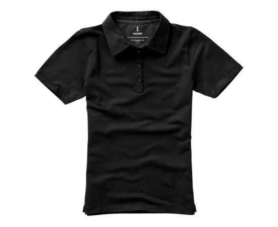 Рубашка поло Markham женская, L, 3808595L, Цвет: черный,антрацит, Размер: L, изображение 3