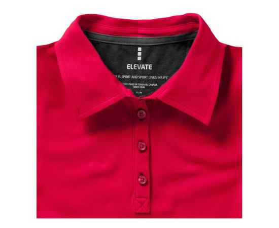 Рубашка поло Markham женская, S, 3808525S, Цвет: красный,антрацит, Размер: S, изображение 7