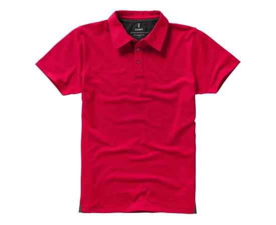 Рубашка поло Markham мужская, S, 3808425S, Цвет: красный,антрацит, Размер: S, изображение 3