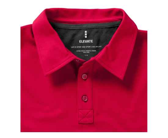 Рубашка поло Markham мужская, S, 3808425S, Цвет: красный,антрацит, Размер: S, изображение 7