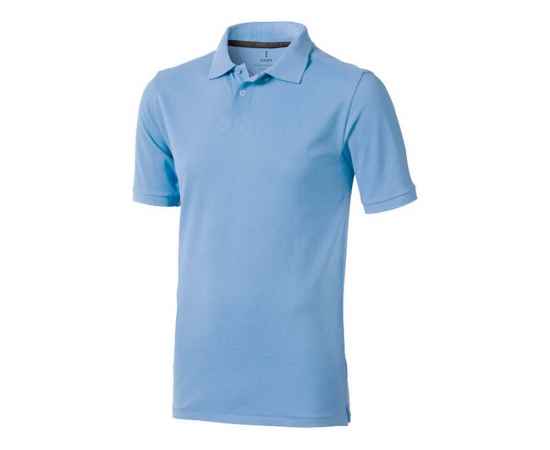 Рубашка поло Calgary мужская, S, 3808040S, Цвет: голубой, Размер: S, изображение 2