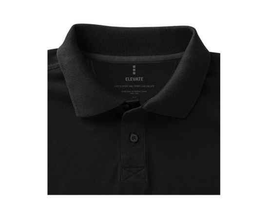 Рубашка поло Calgary мужская, 3XL, 38080993XL, Цвет: черный, Размер: 3XL, изображение 3