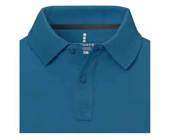 Рубашка поло Calgary мужская, XS, 3808052XS, Цвет: деним, Размер: XS, изображение 4