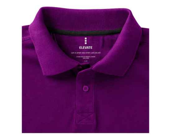 Рубашка поло Calgary мужская, S, 3808038S, Цвет: темно-фиолетовый, Размер: S, изображение 7