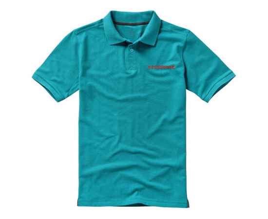 Рубашка поло Calgary мужская, XS, 3808051XS, Цвет: аква, Размер: XS, изображение 5