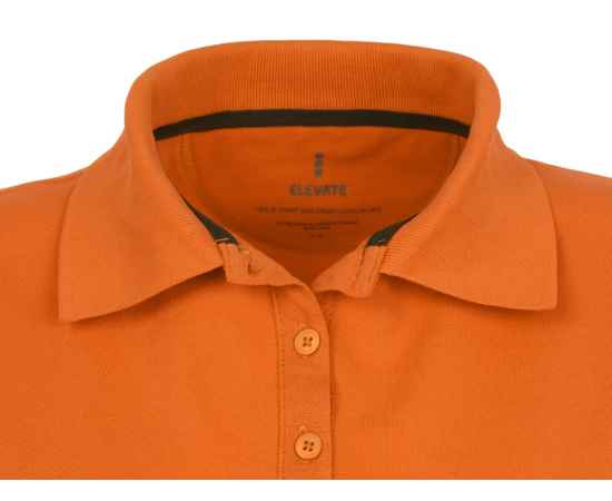 Рубашка поло Calgary женская, S, 3808133S, Цвет: оранжевый, Размер: S, изображение 3