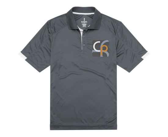 Рубашка поло Kiso мужская, L, 3908492L, Цвет: серый, Размер: L, изображение 5