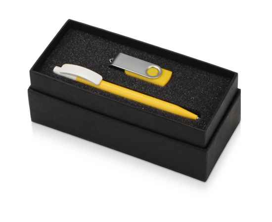 Подарочный набор Uma Memory с ручкой и флешкой, 8Gb, 700337.04, Цвет: желтый, Размер: 8Gb, изображение 2