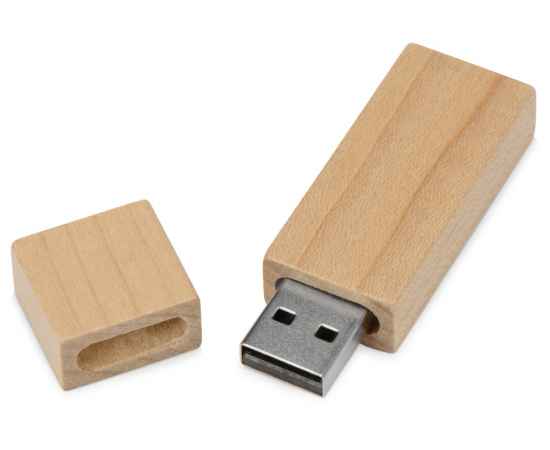 USB-флешка на 16 Гб Woody с магнитным колпачком, 16Gb, 620916, Цвет: натуральный, Размер: 16Gb, изображение 2