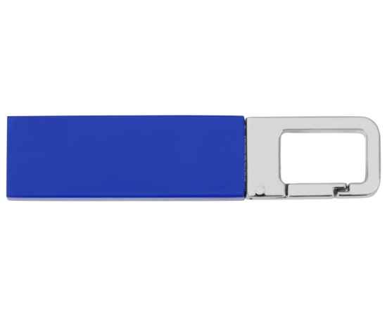USB-флешка на 16 Гб Hook с карабином, 16Gb, 620216, Цвет: синий,серебристый, Размер: 16Gb, изображение 2