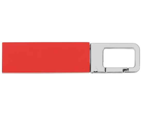 USB-флешка на 16 Гб Hook с карабином, 16Gb, 620116, Цвет: красный,серебристый, Размер: 16Gb, изображение 2