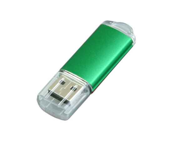 USB 2.0- флешка на 16 Гб с прозрачным колпачком, 16Gb, 6018.16.03, Цвет: зеленый, Размер: 16Gb, изображение 3