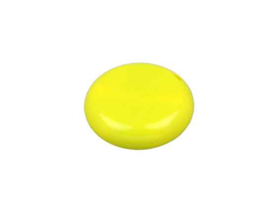 USB 2.0- флешка промо на 16 Гб круглой формы, 16Gb, 6021.16.04, Цвет: желтый, Размер: 16Gb, изображение 3