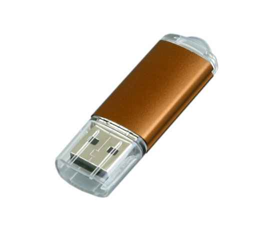 USB 2.0- флешка на 16 Гб с прозрачным колпачком, 16Gb, 6018.16.08, Цвет: коричневый, Размер: 16Gb, изображение 3