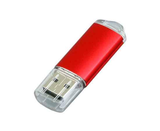 USB 2.0- флешка на 16 Гб с прозрачным колпачком, 16Gb, 6018.16.01, Цвет: красный, Размер: 16Gb, изображение 3