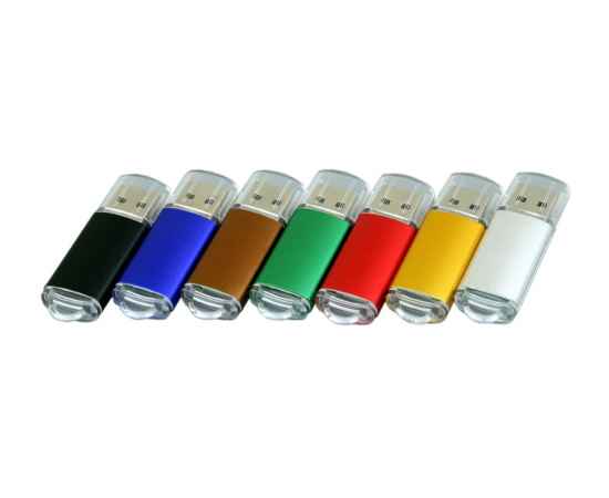 USB 2.0- флешка на 32 Гб с прозрачным колпачком, 32Gb, 6018.32.02, Цвет: синий, Размер: 32Gb, изображение 4