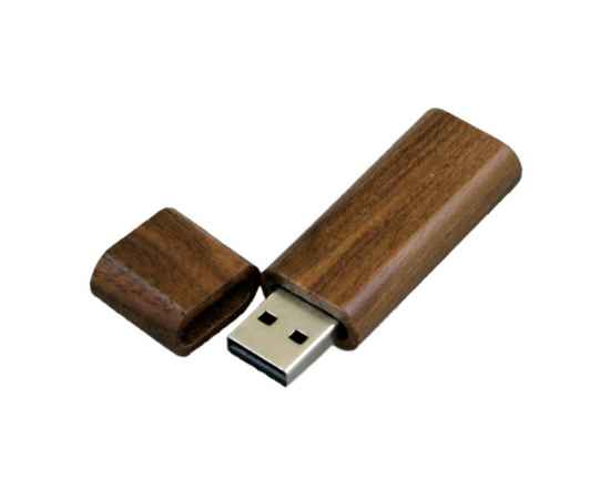 USB 2.0- флешка на 16 Гб эргономичной прямоугольной формы с округленными краями, 16Gb, 7002.16.01, Цвет: коричневый, Размер: 16Gb, изображение 2