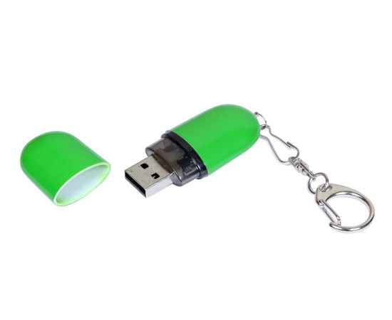 USB 2.0- флешка промо на 16 Гб каплевидной формы, 16Gb, 6015.16.03, Цвет: зеленый, Интерфейс: USB 2.0, Объем памяти: 16 Gb, Размер: 16Gb, изображение 2