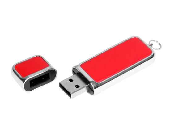 USB 2.0- флешка на 16 Гб компактной формы, 16Gb, 6213.16.01, Цвет: красный,серебристый, Размер: 16Gb, изображение 2