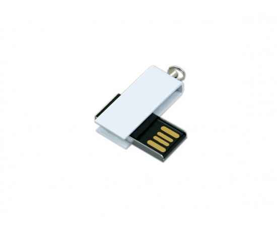 USB 2.0- флешка мини на 16 Гб с мини чипом в цветном корпусе, 16Gb, 6007.16.06, Цвет: белый, Размер: 16Gb, изображение 3