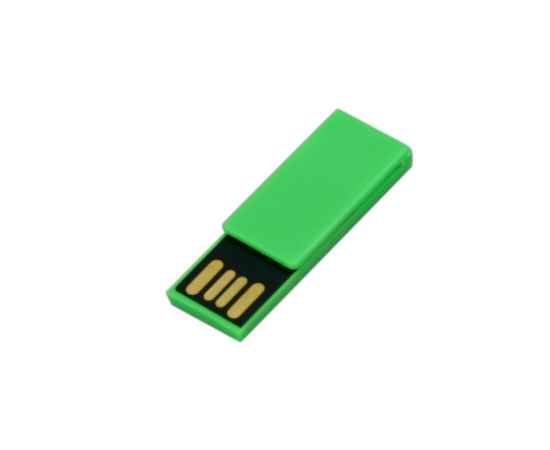 USB 2.0- флешка промо на 16 Гб в виде скрепки, 16Gb, 6012.16.03, Цвет: зеленый, Интерфейс: USB 2.0, Объем памяти: 16 Gb, Размер: 16Gb, изображение 3